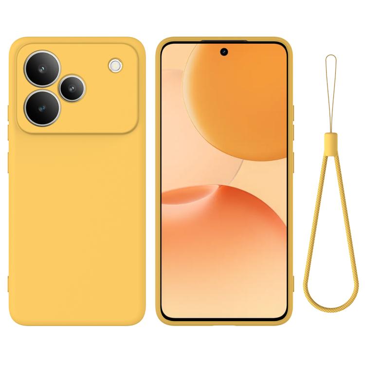 Solid Color Liquid Silicone Dropproof Full Coverage Phone Case