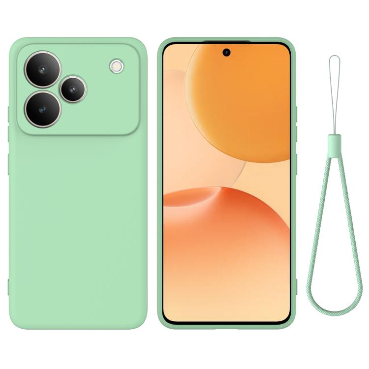 Solid Color Liquid Silicone Dropproof Full Coverage Phone Case