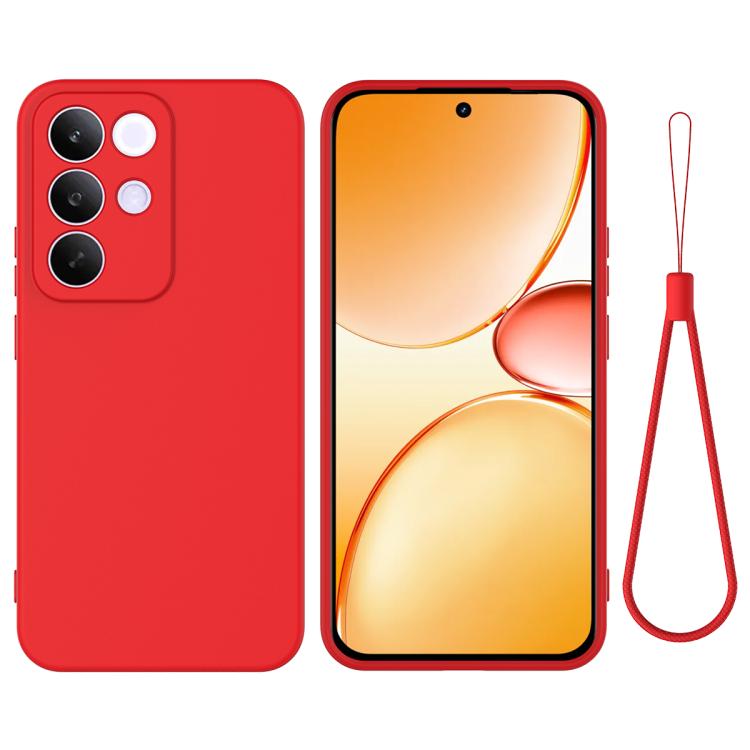 Solid Color Liquid Silicone Dropproof Full Coverage Phone Case