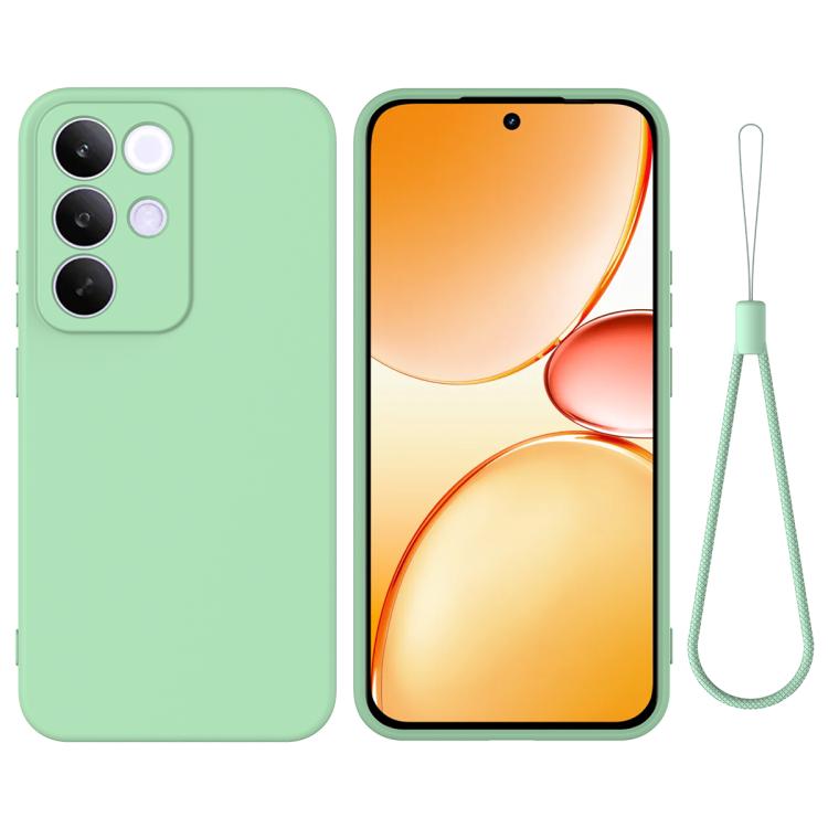 Solid Color Liquid Silicone Dropproof Full Coverage Phone Case