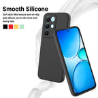 Solid Color Liquid Silicone Dropproof Full Coverage Phone Case — For Realme 16T 5G