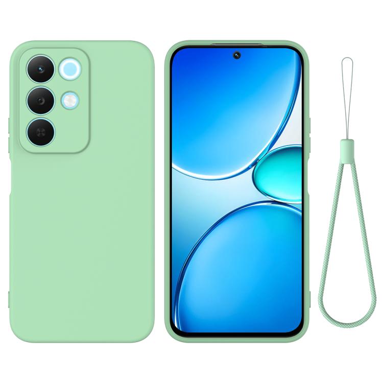 Solid Color Liquid Silicone Dropproof Full Coverage Phone Case
