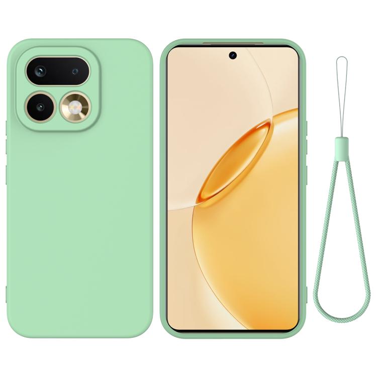 Solid Color Liquid Silicone Dropproof Full Coverage Phone Case