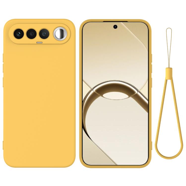 Solid Color Liquid Silicone Dropproof Full Coverage Phone Case