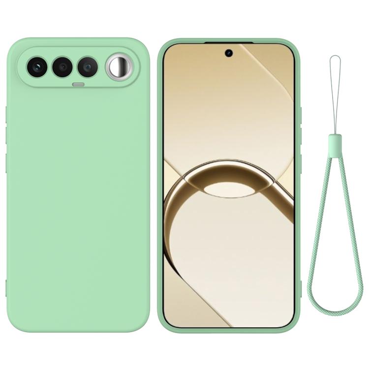Solid Color Liquid Silicone Dropproof Full Coverage Phone Case