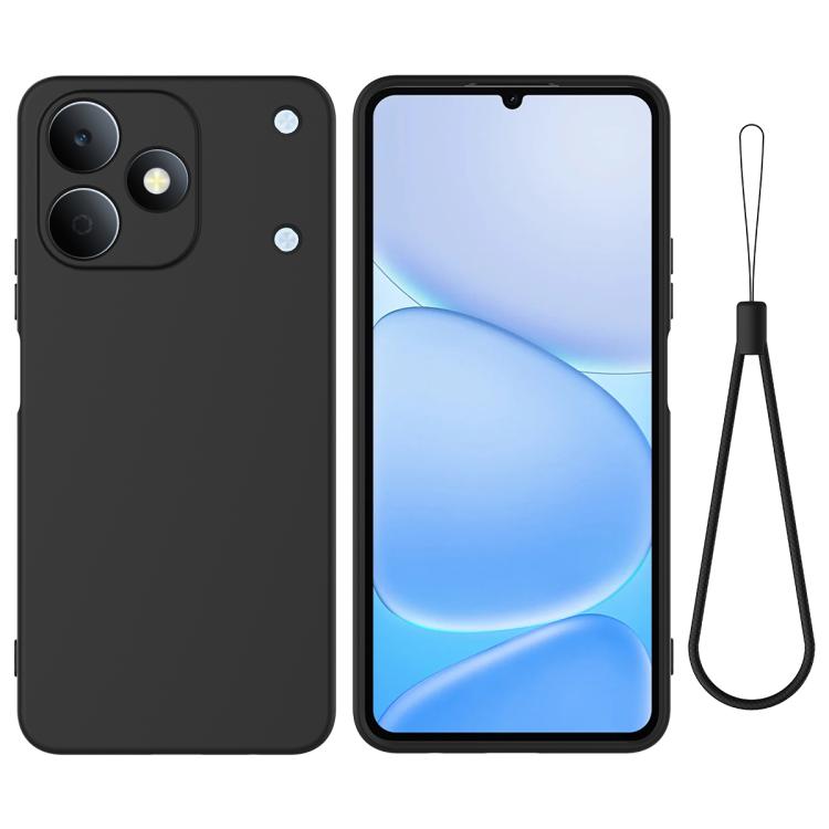 Solid Color Liquid Silicone Dropproof Full Coverage Phone Case