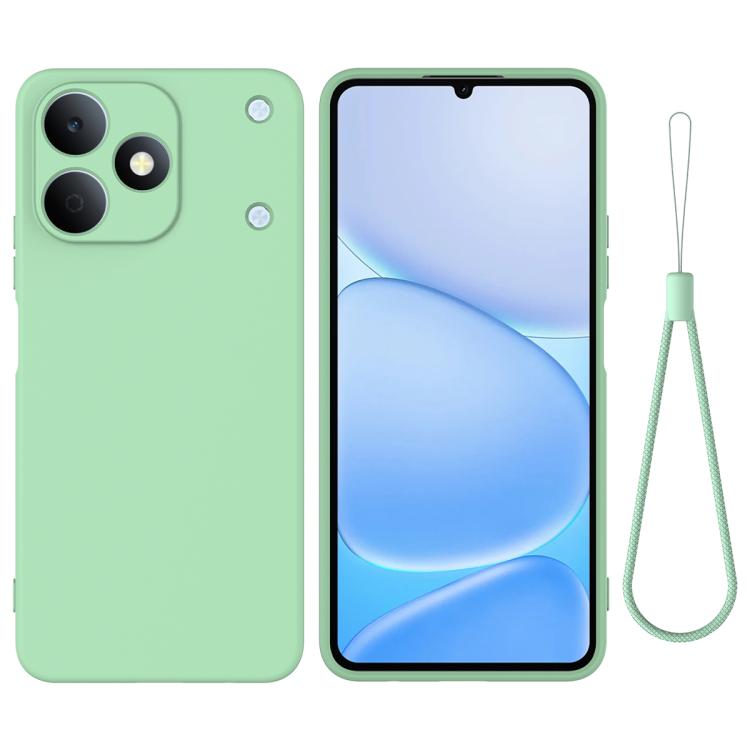 Solid Color Liquid Silicone Dropproof Full Coverage Phone Case