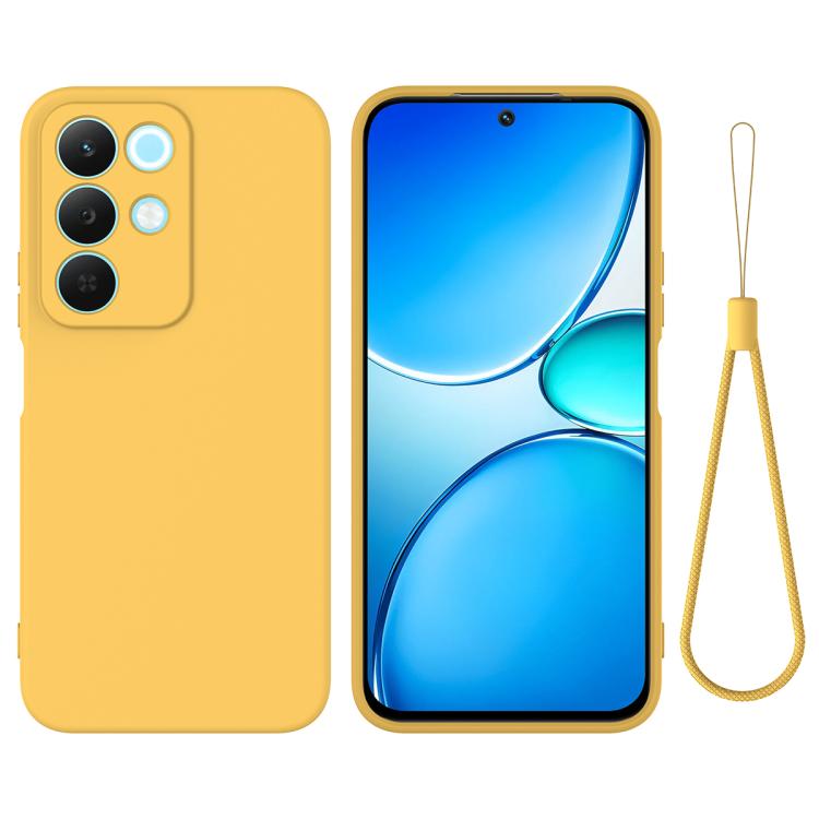 Solid Color Liquid Silicone Dropproof Full Coverage Phone Case