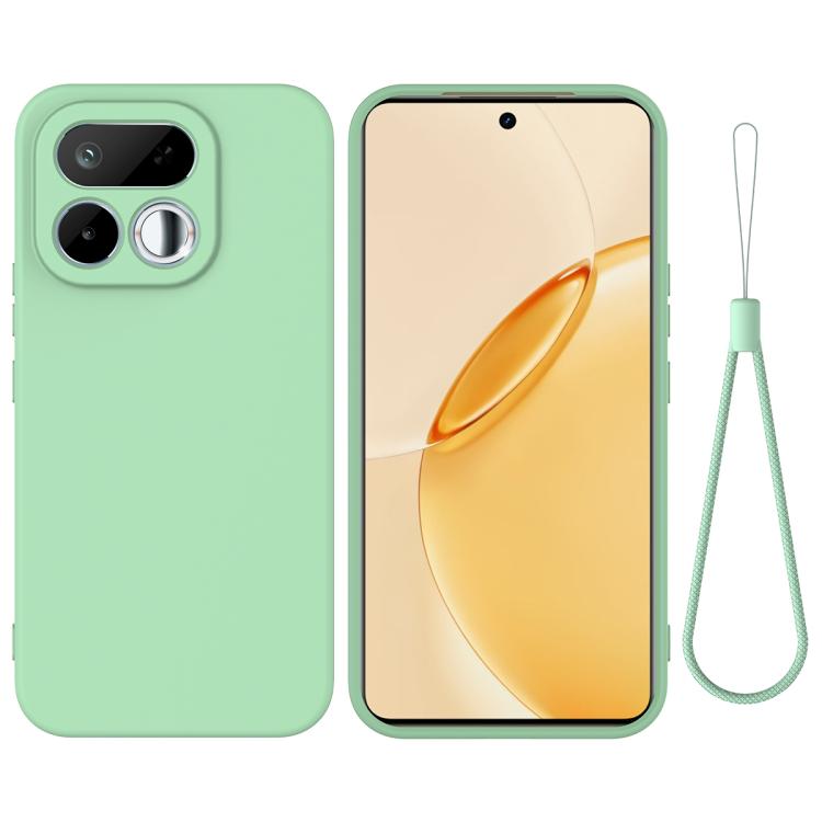Solid Color Liquid Silicone Dropproof Full Coverage Phone Case