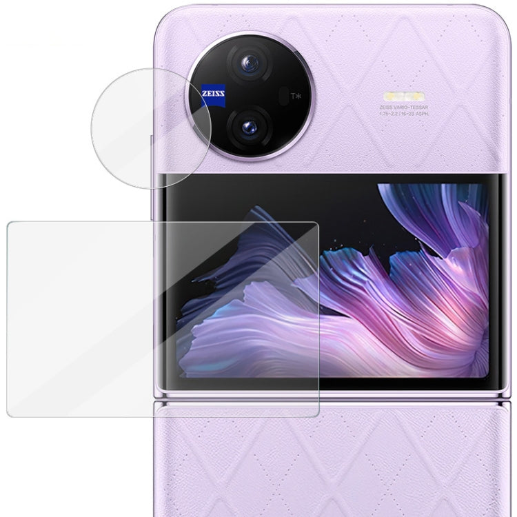 1 Sets imak Tempered Glass Rear Camera Protection Ring + Glass Rear Screen Sticker
