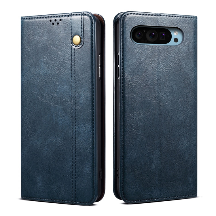 Oil Wax Crazy Horse Texture Leather Phone Case