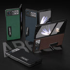 ABEEL Integrated Genuine Leather Luxury Series Phone Case with Holder