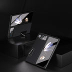 ABEEL Integrated Genuine Silky Soft Black Edge Phone Case with Holder