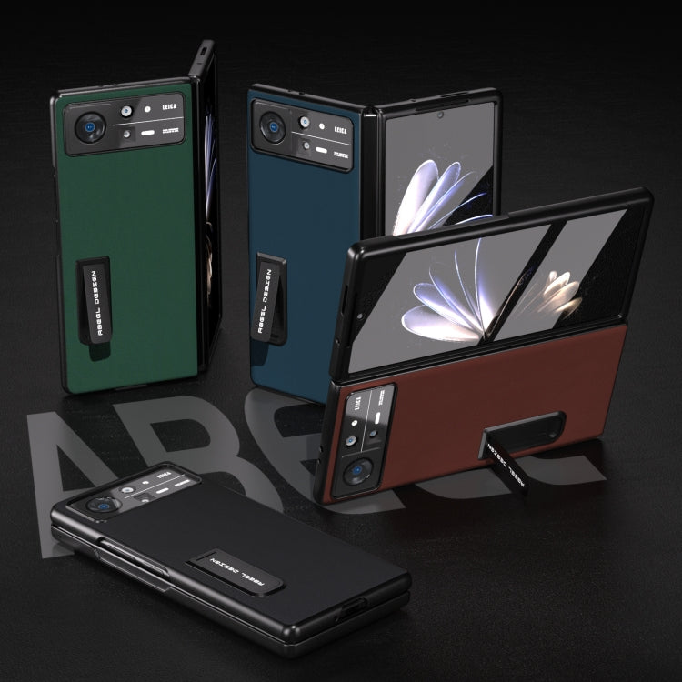 ABEEL Integrated Genuine Silky Soft Black Edge Phone Case with Holder