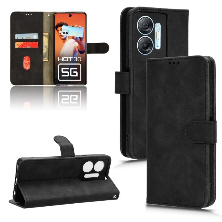 Skin Feel Magnetic Flip Leather Phone Case — Blue