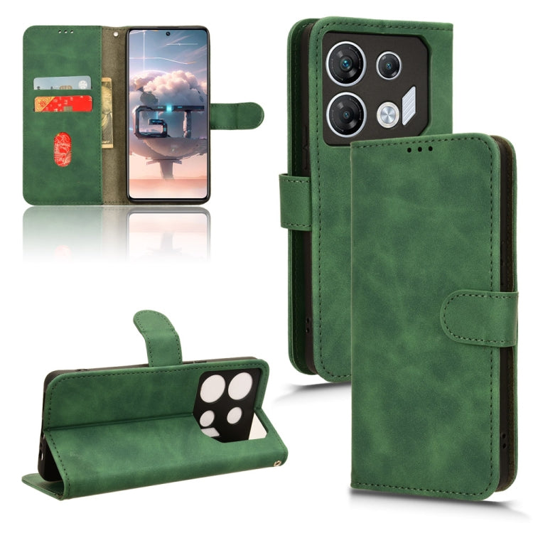 Skin Feel Magnetic Flip Leather Phone Case — For Infinix Note 30 4G