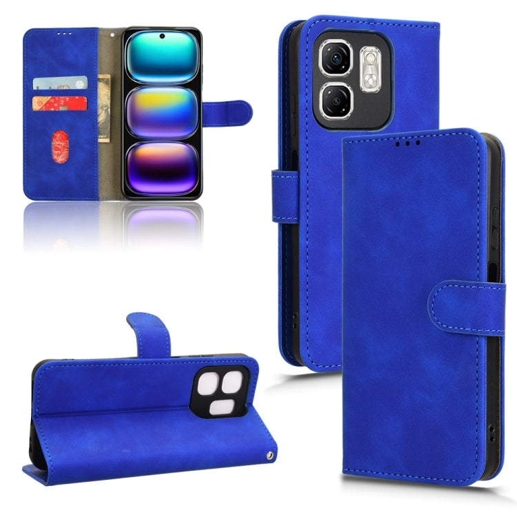 Skin Feel Magnetic Flip Leather Phone Case — For Infinix Hot 40i