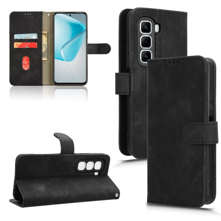 Skin Feel Magnetic Flip Leather Phone Case — Blue