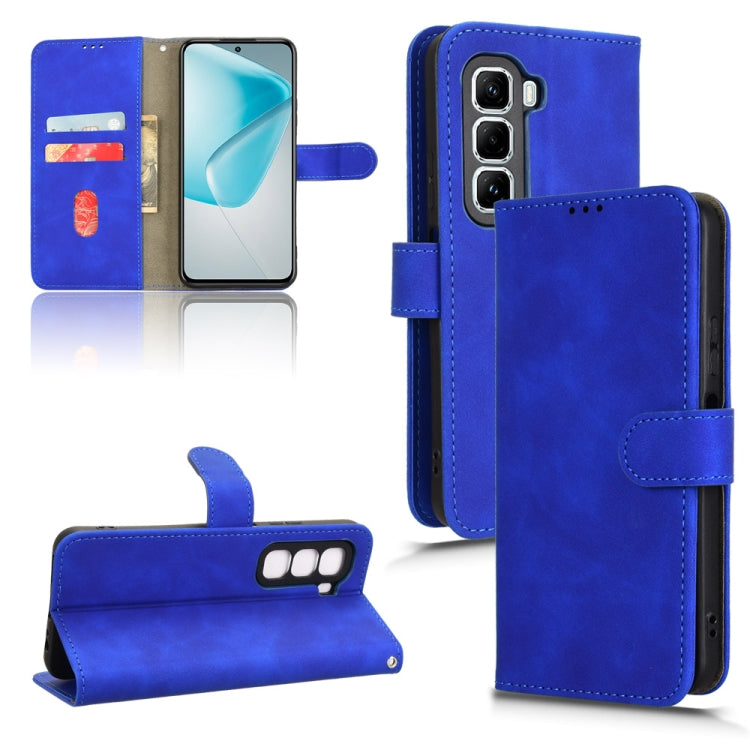 Skin Feel Magnetic Flip Leather Phone Case — For Infinix Hot 50 5G