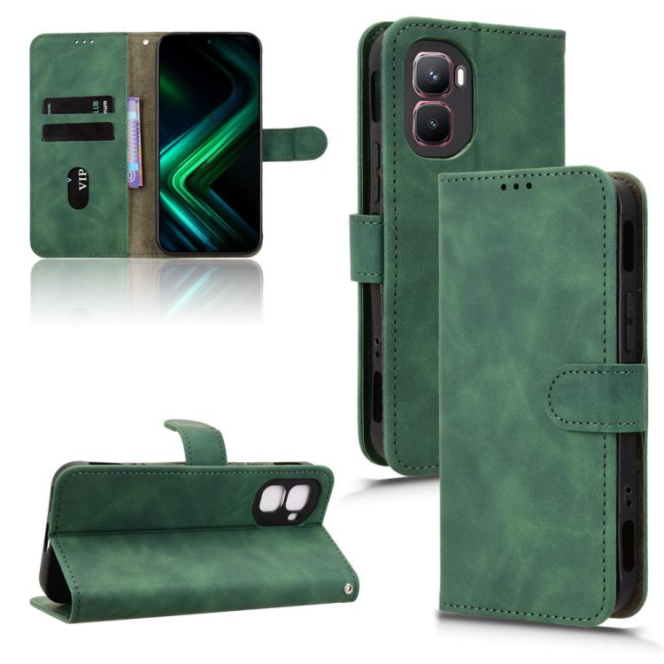 Skin Feel Magnetic Flip Leather Phone Case — For Infinix Note 50x