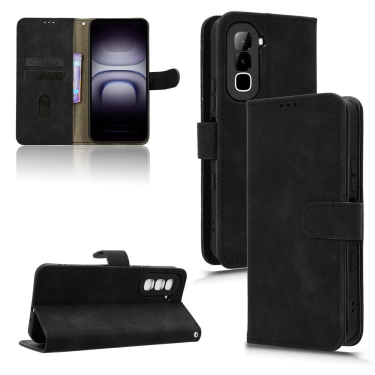 Skin Feel Magnetic Flip Leather Phone Case — Blue