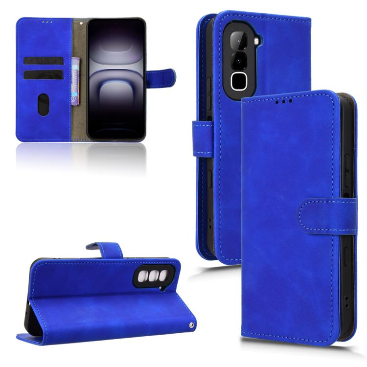 Skin Feel Magnetic Flip Leather Phone Case — Green