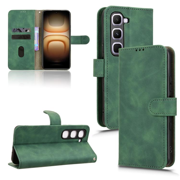 Skin Feel Magnetic Flip Leather Phone Case — For Infinix Hot 60 5G