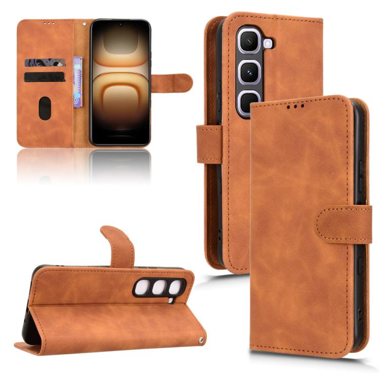 Skin Feel Magnetic Flip Leather Phone Case — For Infinix Hot 60 Pro 4G