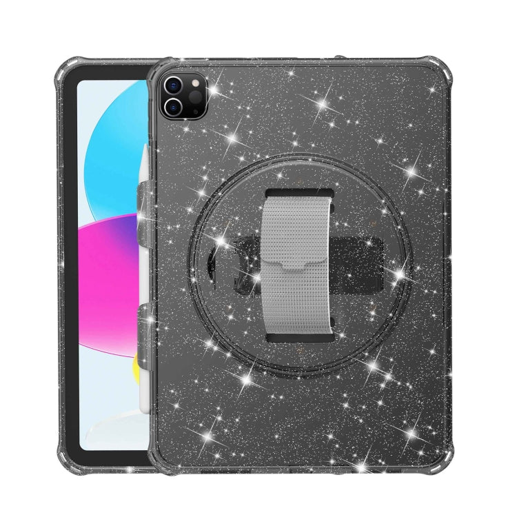 Terminator Shockproof Glitter Powder Tablet Case with Grip Strap