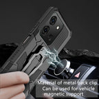 Armor Warrior Shockproof PC + TPU Phone Case — Grey