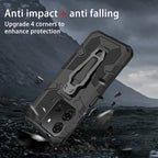 Armor Warrior Shockproof PC + TPU Phone Case — Blue