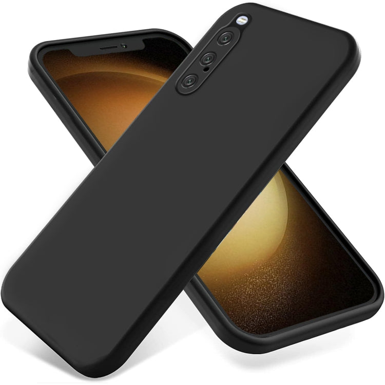 Solid Color Liquid Silicone Dropproof Full Coverage Phone Case
