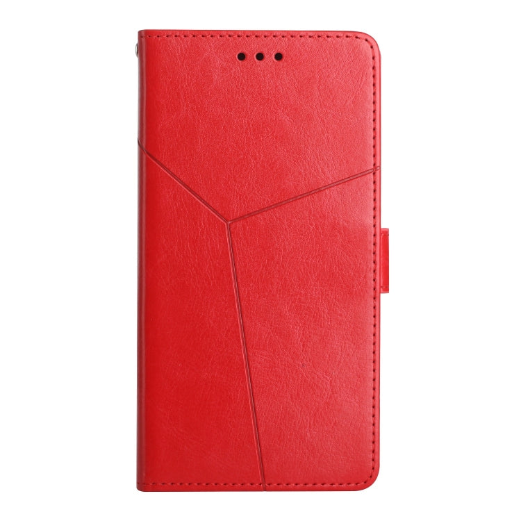 HT01 Y-shaped Pattern Flip Leather Phone Case