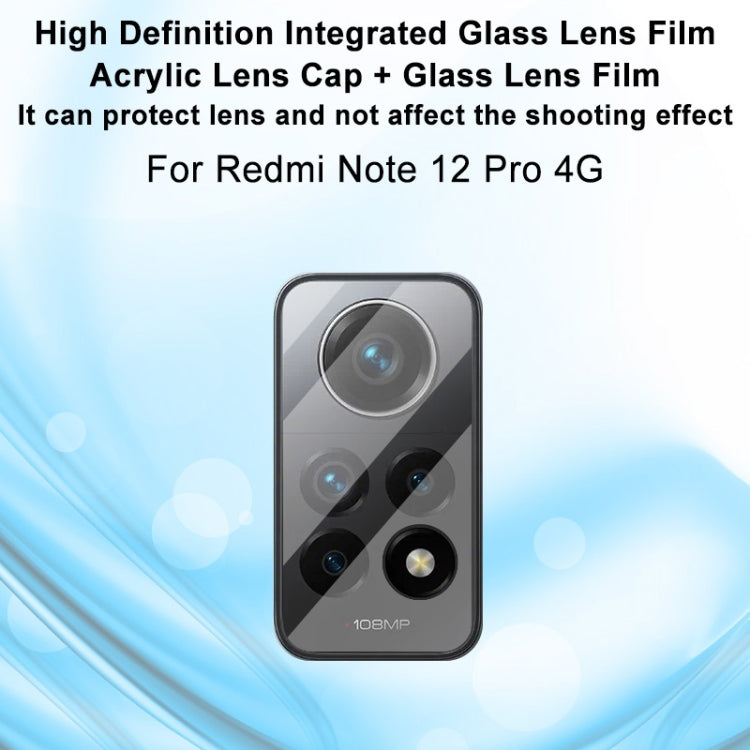 imak Integrated Rear Camera Lens Tempered Glass Film with Lens Cap