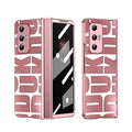 Integrated Electroplating Folding Phone Case with Hinge