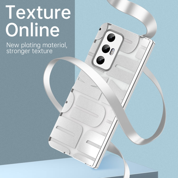 Integrated Electroplating Folding Phone Case with Hinge