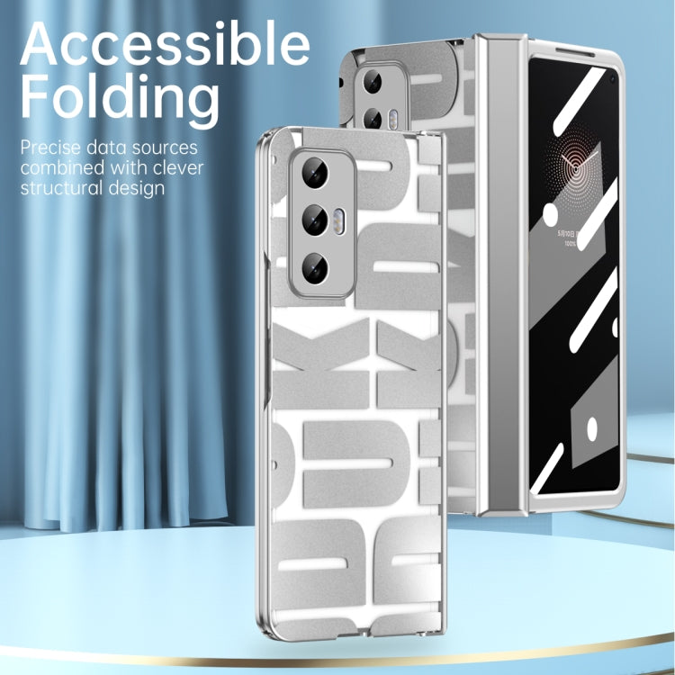 Integrated Electroplating Folding Phone Case with Hinge