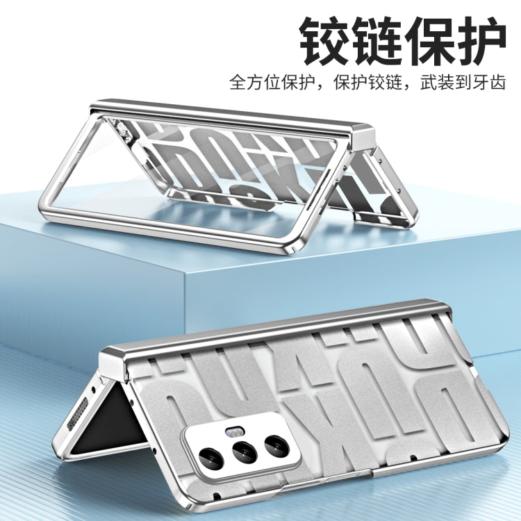Integrated Electroplating Folding Phone Case with Hinge