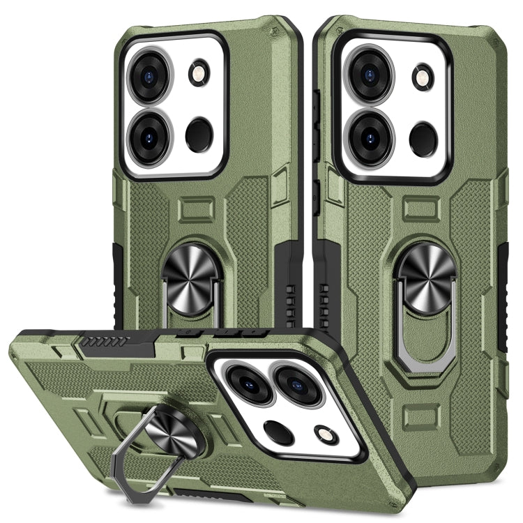 Ring Holder Armor Hybrid Phone Case — Purple