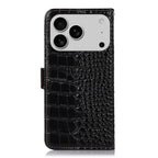 Crocodile Top Layer Cowhide Leather Phone Case