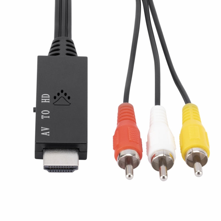 1080P HD Converter, Length: 1m, AV to HDMI