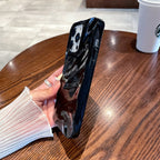 Solid Color Wave Texture TPU Phone Case