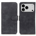 KHAZNEH Retro Texture Leather Phone Case