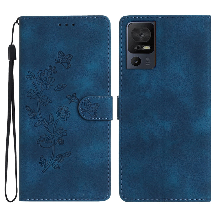 Flower Butterfly Embossing Pattern Leather Phone Case — view 13