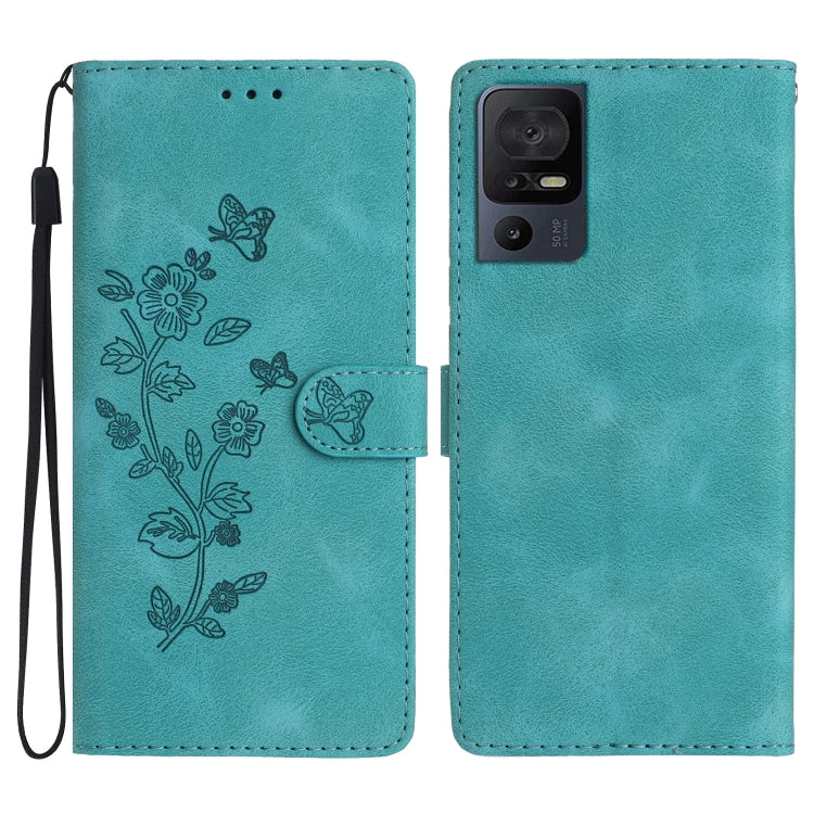 Flower Butterfly Embossing Pattern Leather Phone Case — view 16