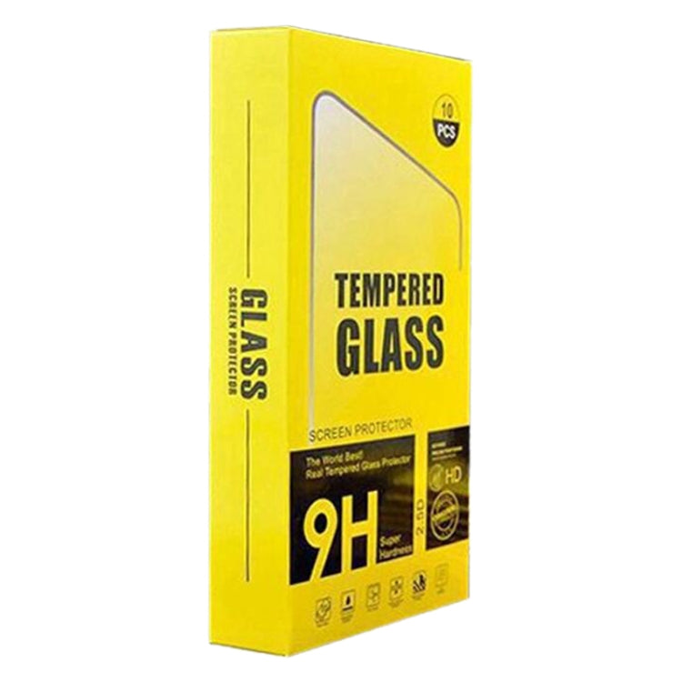 10 PCS Half-screen Transparent Tempered Glass Film