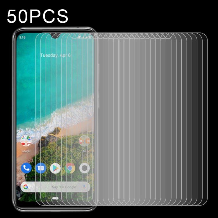50 PCS Half-screen Transparent Tempered Glass Film — view 29