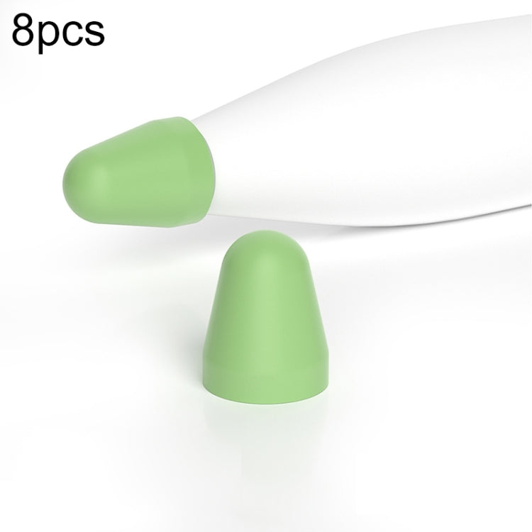 8pcs / Set Silicone Wear-resistant Stylus Nib Cover — Black