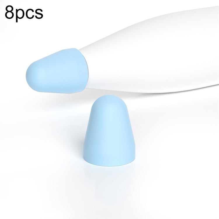 8pcs / Set Silicone Wear-resistant Stylus Nib Cover — Green