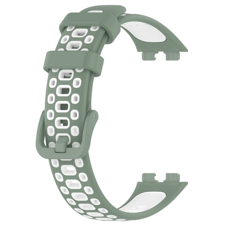 Two Color Silicone Watch Band